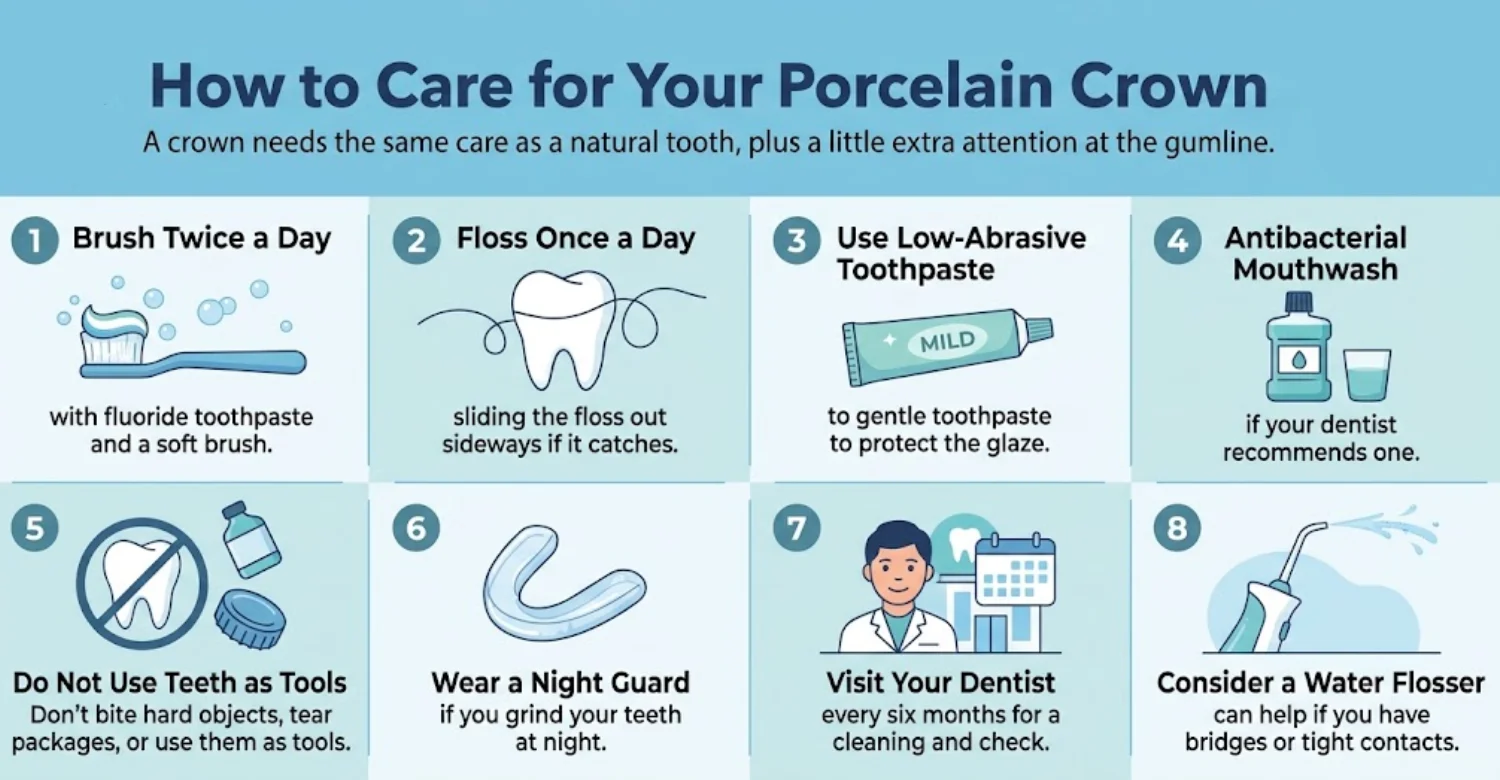 The Porcelain Crown INFOGRAPHIC